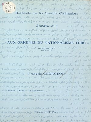 cover image of Aux origines du nationalisme turc